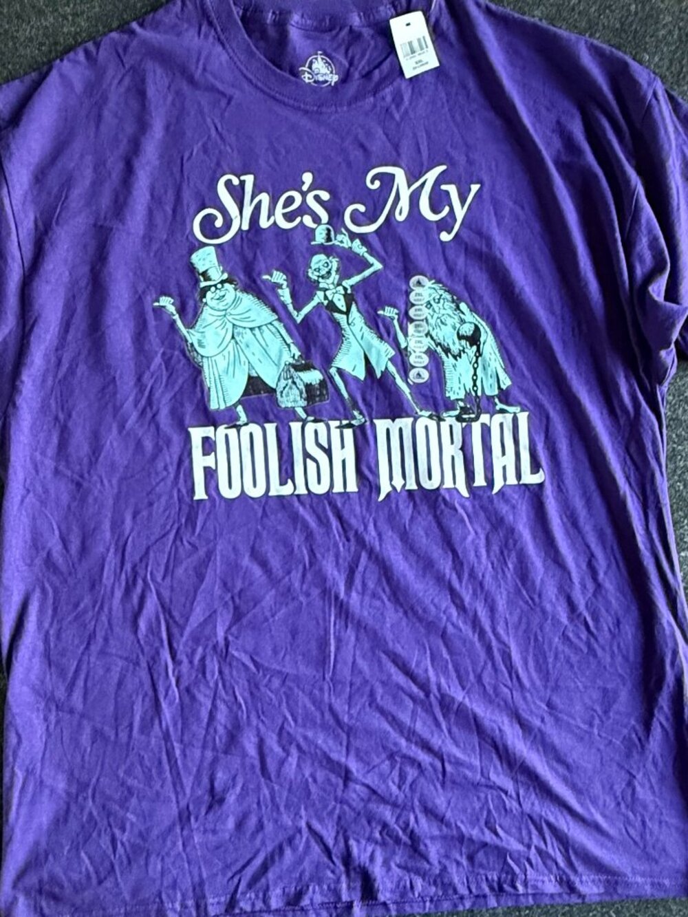 Disney Parks Haunted Mansion Hitchhiking Ghosts Tee XXL NWT